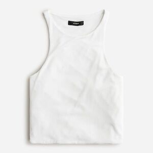 J Crew FormKnit high-neck cropped cutaway tank
Item BH968